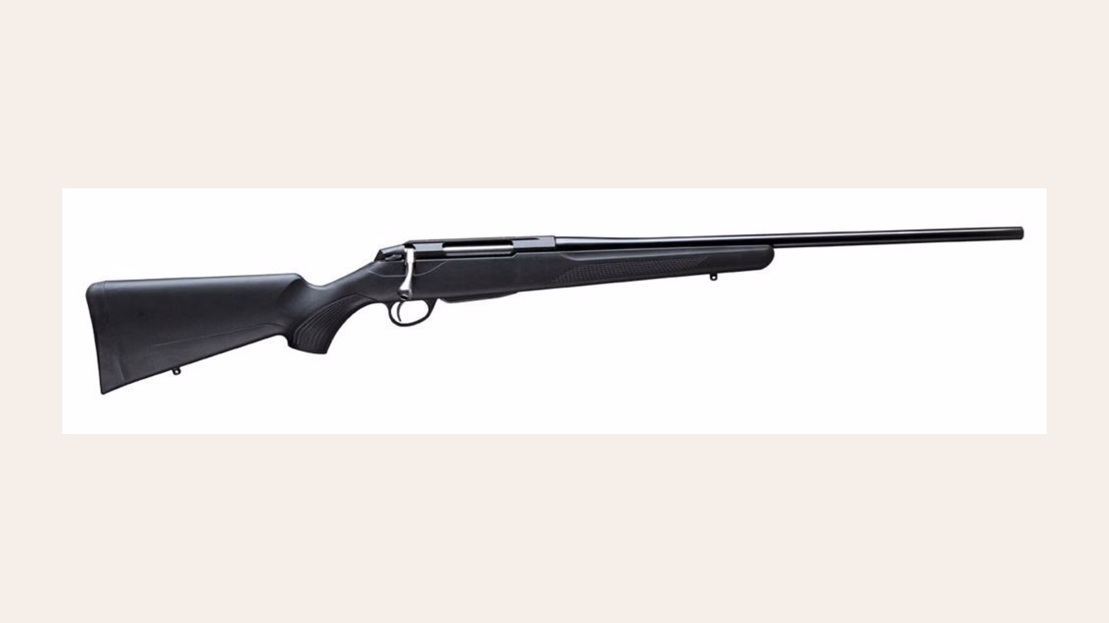 Tikka T3x Lite synthetic-stock hunting rifle in side profile